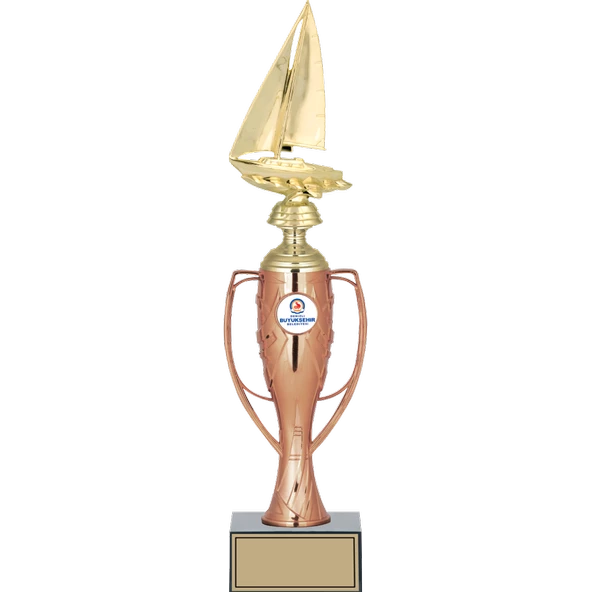 ODAK KUPA - Figürlü Kupalar - Yelken Figürlü Kupalar FG-025 C - 40 cm