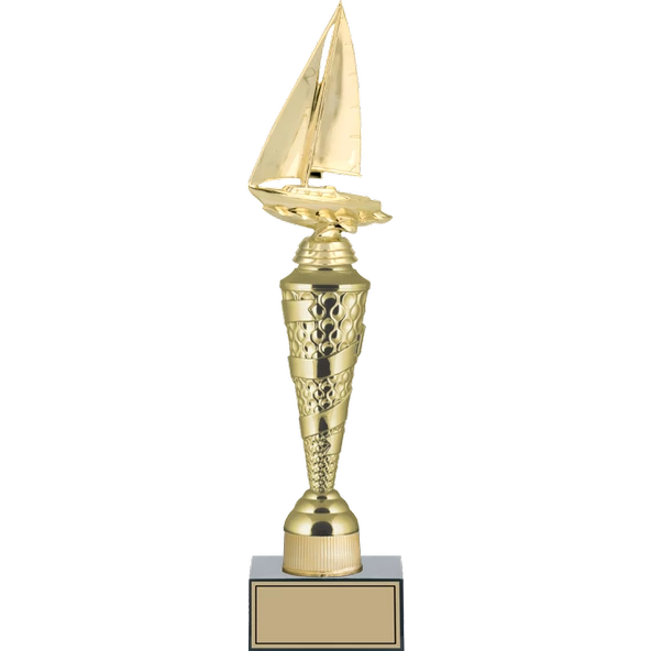 ODAK KUPA - Figürlü Kupalar - Yelken Figürlü Kupalar FG-027 C - 43 cm