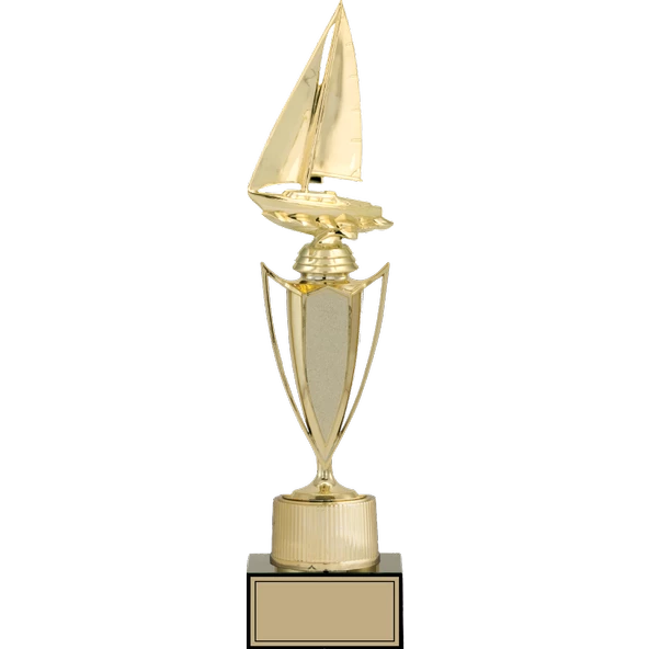 ODAK KUPA - Figürlü Kupalar - Yelken Figürlü Kupalar FG-040 B - 40 cm