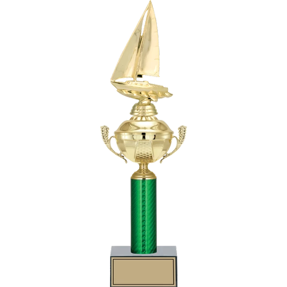 ODAK KUPA - Figürlü Kupalar - Yelken Figürlü Kupalar FG-050 A - 45 cm