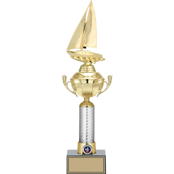 ODAK KUPA - Figürlü Kupalar - Yelken Figürlü Kupalar FG-058 B - 46 cm