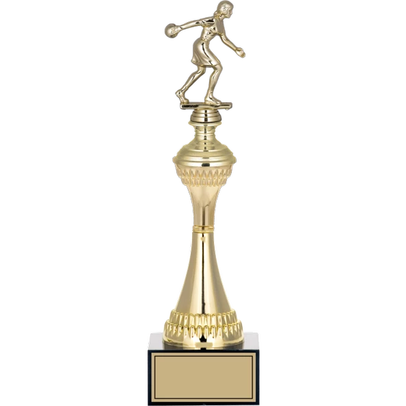ODAK KUPA - Figürlü Kupalar - Bowling Kadın Figürlü Kupalar FG-029 A - 36 cm