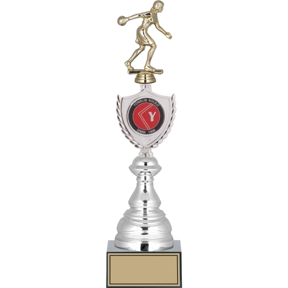 ODAK KUPA - Figürlü Kupalar - Bowling Kadın Figürlü Kupalar FG-035 B - 39 cm