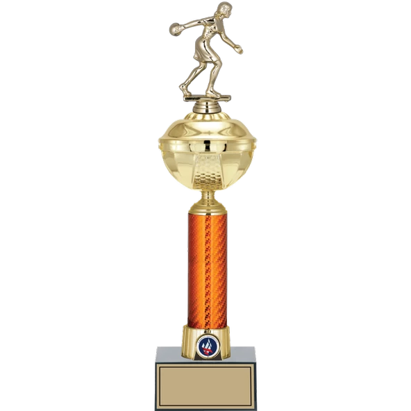 ODAK KUPA - Figürlü Kupalar - Bowling Kadın Figürlü Kupalar FG-055 A - 45 cm