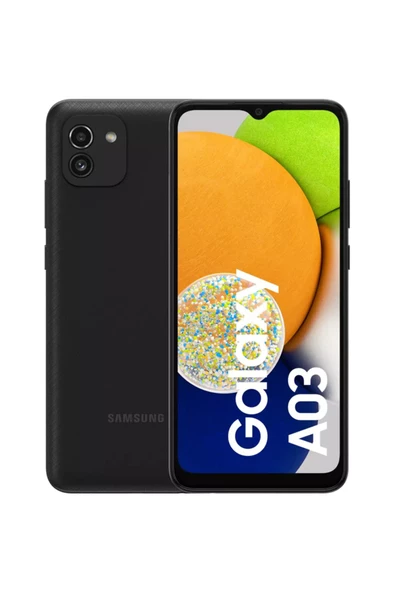 SAMSUNG A03 (A035F) 64GB BLACK (TÜRKİYE GARANTİLİ)