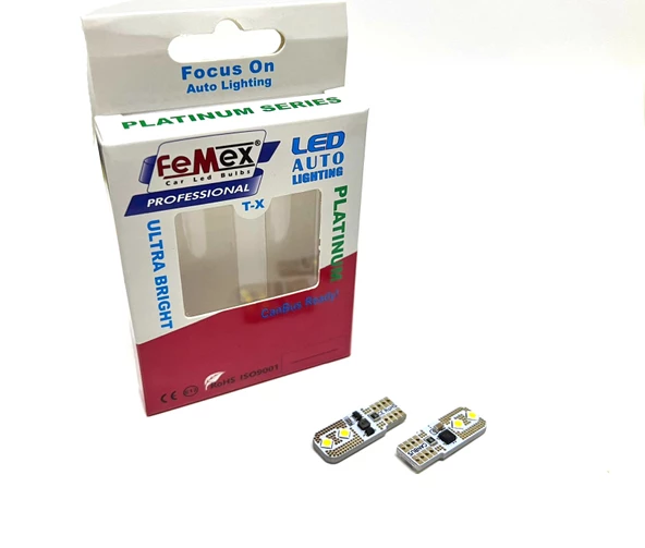 FEMEX T10 3030 Chip 4smd 250 Lumen Beyaz Led Ampul 6000K