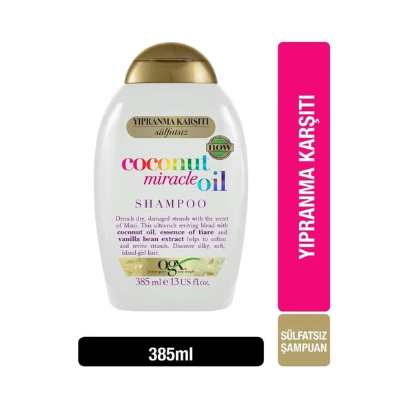 Ogx Yıpranma Karşıtı Coconut Miracle Oil Şampuanı 385 ml
