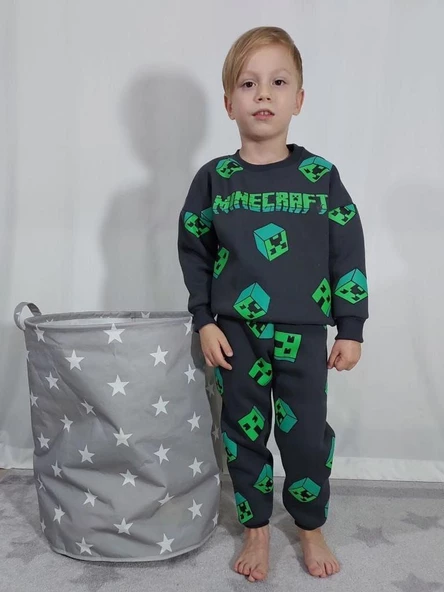 ERKEK ÇOCUK KARAKTER MODELLİ 3İP EŞOFMAN TAKIMI - 2