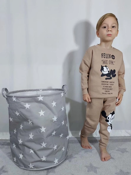 ERKEK ÇOCUK KARAKTER MODELLİ 3İP EŞOFMAN TAKIMI - 9
