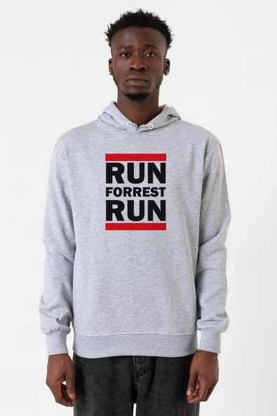 Forrest Gump Run Forrest Run Grimelanj Erkek Kapşonlu 3ip Sweatshirt