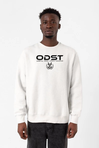 Halo Odst Orbital Drop Shock Trooper Beyaz Erkek 2ip Sweatshirt ürün görseli