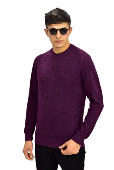Erkek Spor Sıfır Yaka Sweatshirt R2264 BGL-ST03186 - 8