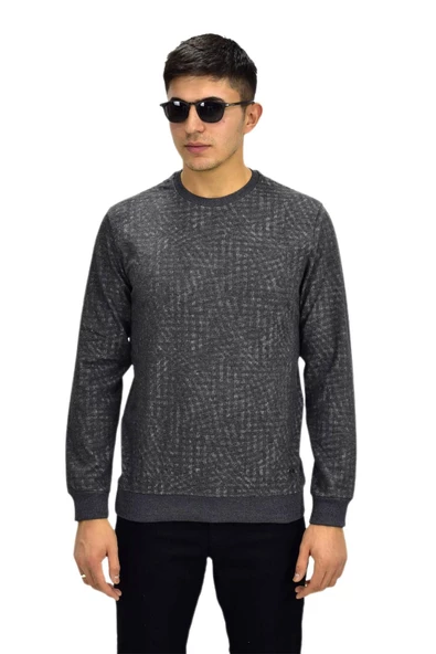 Erkek Spor Sıfır Yaka Sweatshirt R2264 BGL-ST03186 - 3