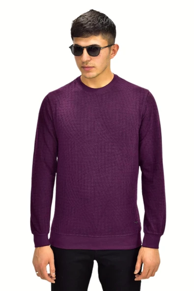 Erkek Spor Sıfır Yaka Sweatshirt R2264 BGL-ST03186 - 4