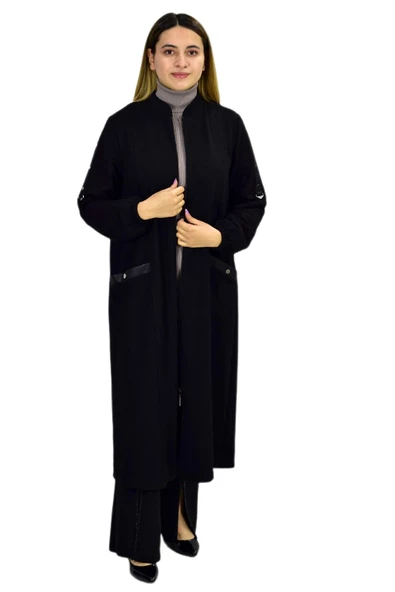 Kadın Kışlık Cepli Fermuarlı Kap Tunik BGL-ST03268 ürün görseli