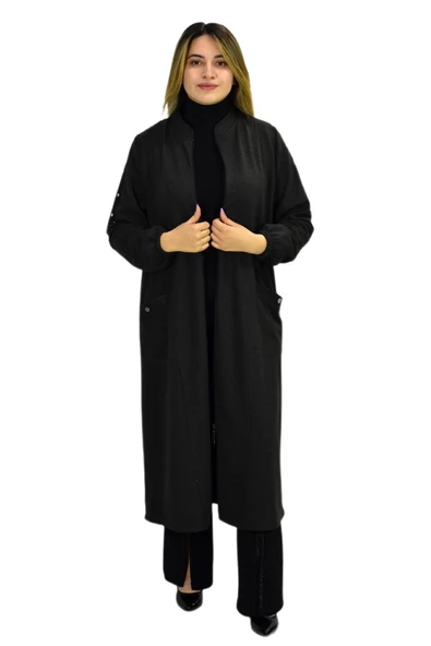 Kadın Kışlık Cepli Fermuarlı Kap Tunik BGL-ST03268 - Resim 2