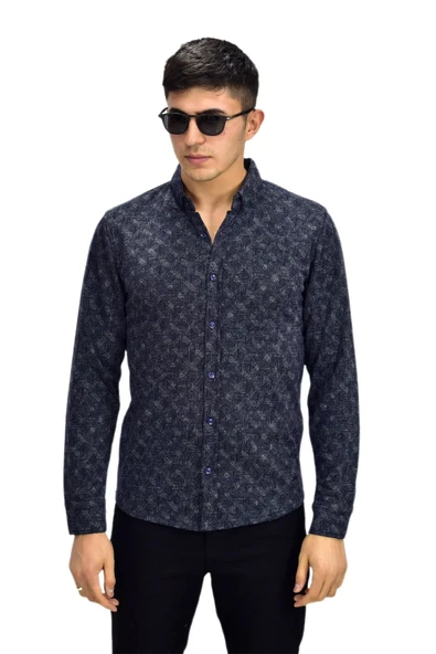Erkek Spor Jakarlı Uzun Kol Gömlek R6520 BGL-ST03204 ürün görseli