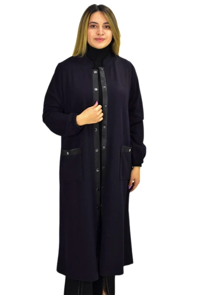 Kadın Kışlık Cepli Fermuarlı Kap Tunik BGL-ST03270 - Resim 5