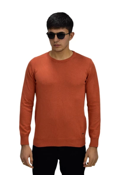 Erkek Spor Düz Sıfır Yaka Kazak R22920 BGL-ST03182 ürün görseli