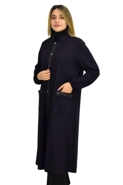 Kadın Kışlık Cepli Fermuarlı Kap Tunik BGL-ST03270 - Resim 2