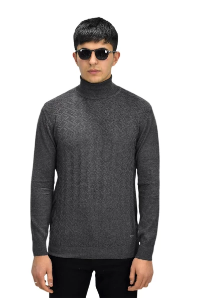 Erkek Spor Balıkçı Yaka Kazak R22507 BGL-ST03177 - 3