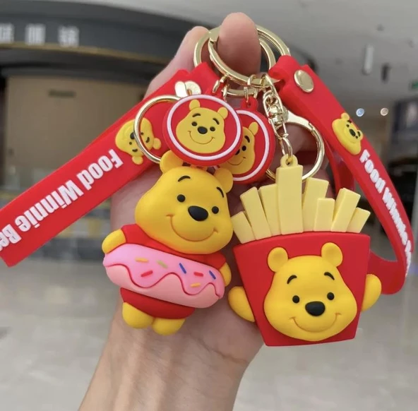 Winnie The Pooh Anahtralık Çanta Süsü 1 Adet - Resim 2