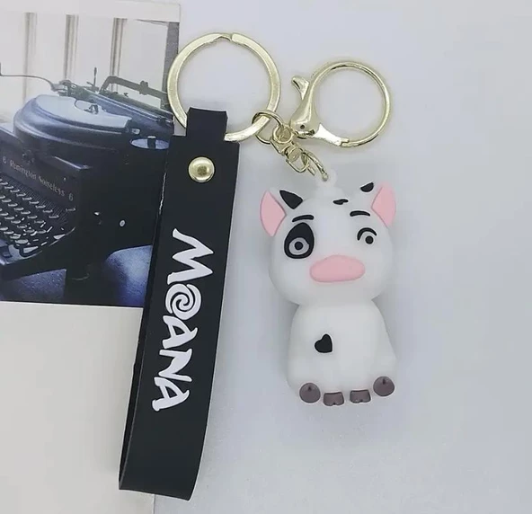 Moana  PUA Silikon Anahtarlık Çanta Süsü - Resim 2