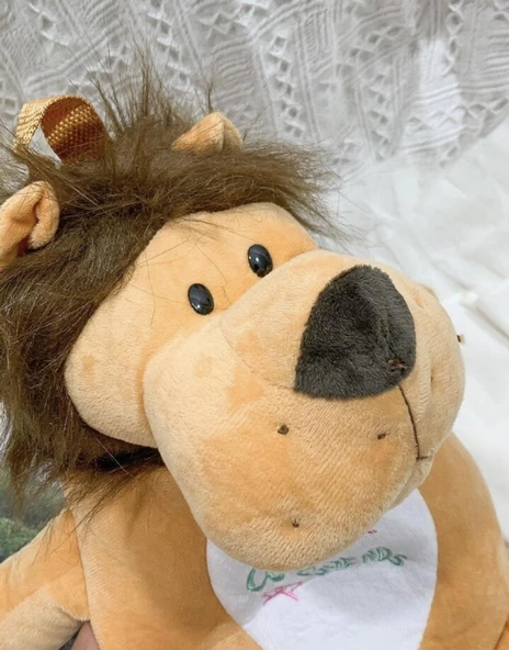 Aslan Peluş Yumşacık Sırt Çantasın  45 cm - 3