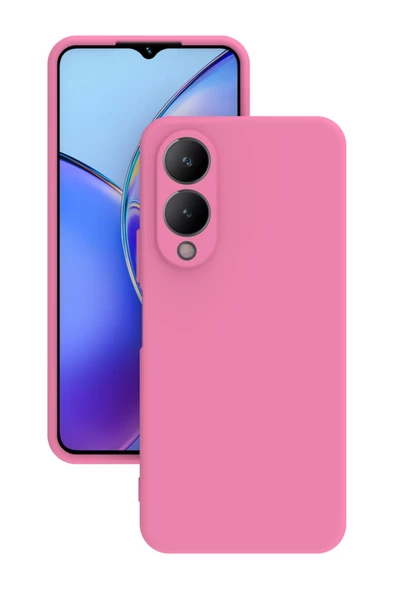 Vivo Y17s Kılıf Kamera Korumalı Silikon Rubber Arka Kapak - 8