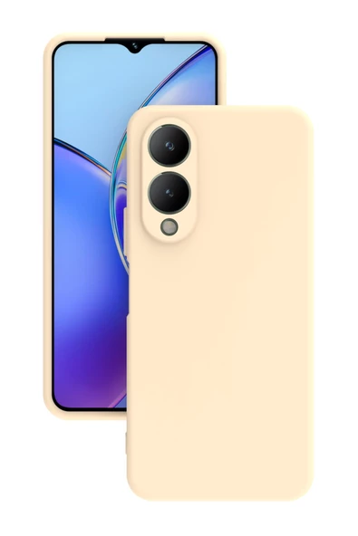 Vivo Y17s Kılıf Kamera Korumalı Silikon Rubber Arka Kapak - 9
