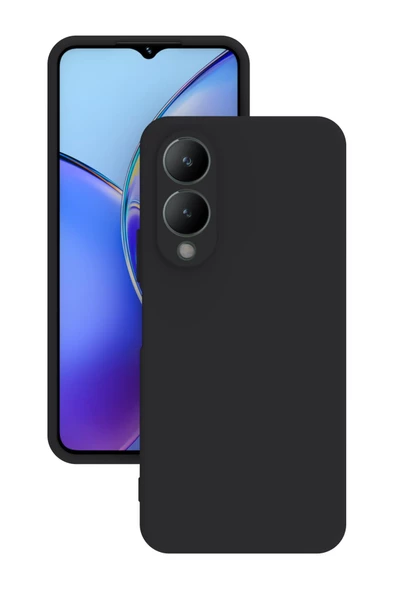 Vivo Y17s Kılıf Kamera Korumalı Silikon Rubber Arka Kapak - 10