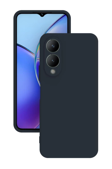 Vivo Y17s Kılıf Kamera Korumalı Silikon Rubber Arka Kapak - 4