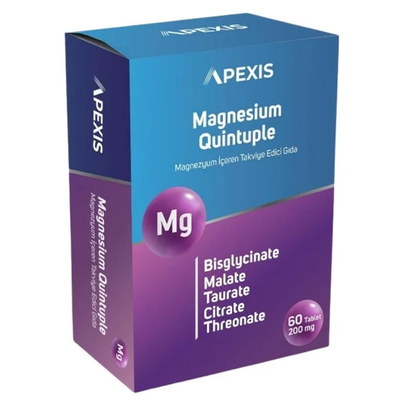 Apexis Magnesium Quintuple 60 Tablet