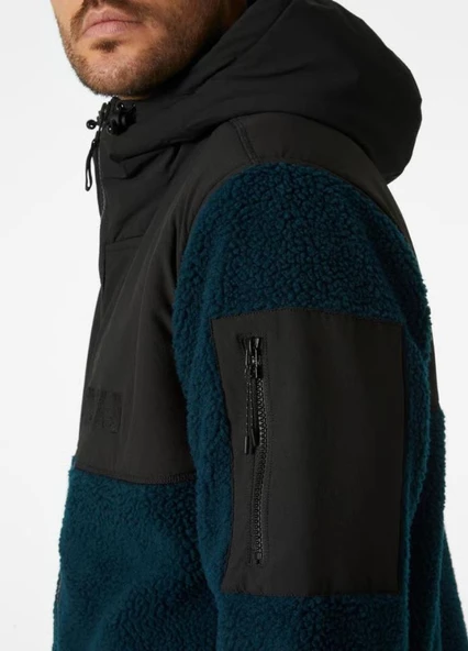 Helly Hansen Patrol Pile Erkek Kapişonlu Polar Mont Yeşil HHA.53678HHA.574 - Resim 6