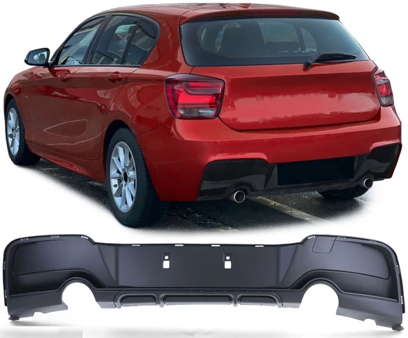 AUTOGP Bmw f20 arka tampon difüzör mtech 2 çıkış 2011 / 2016 - 2