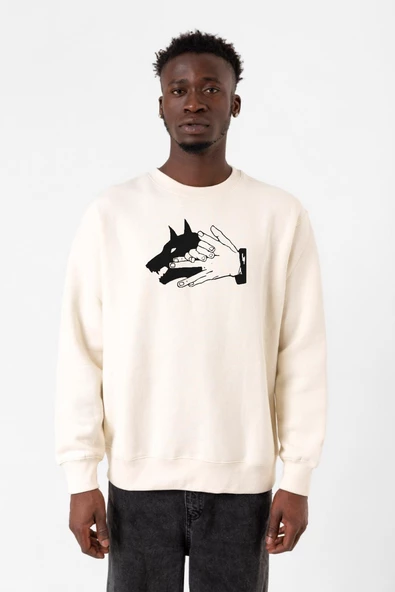 Jujutsu Kaisen Anime Divine Dogs Ekru Erkek 2ip Sweatshirt