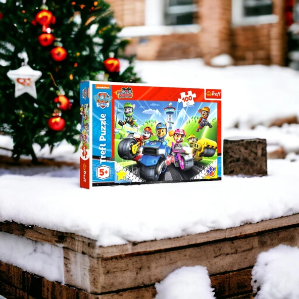 Trefl Paw Patrol Motosikletlerde 100 parça Puzzle/Yapboz - 2