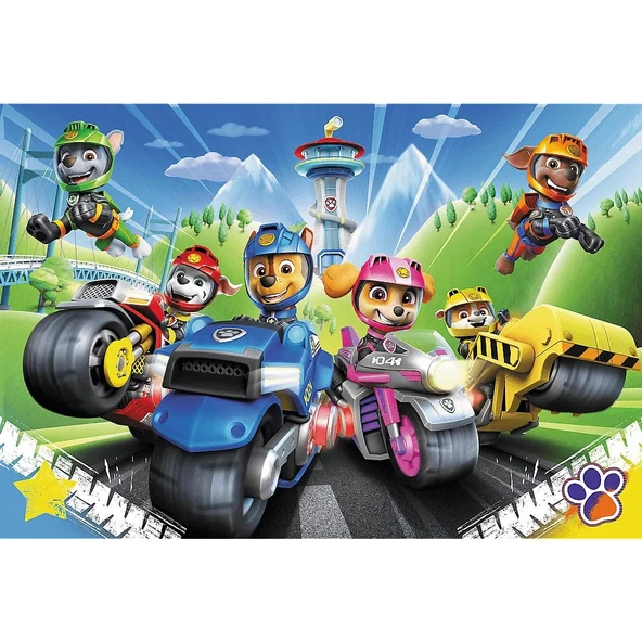 Trefl Paw Patrol Motosikletlerde 100 parça Puzzle/Yapboz - 5