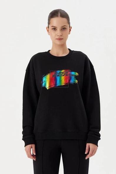 No Fear Kadın Sweatshirt Siyah 72498