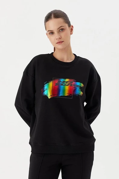 No Fear Kadın Sweatshirt Siyah 72498 - 7