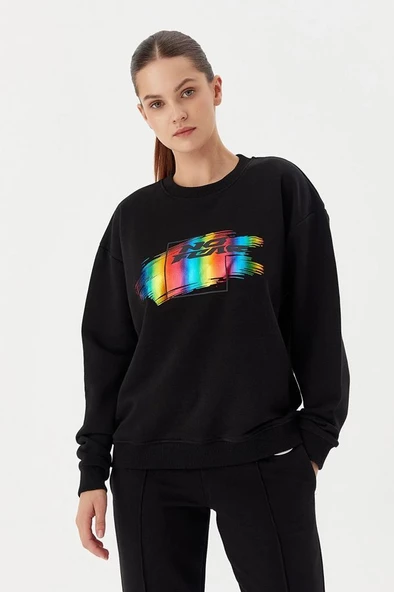 No Fear Kadın Sweatshirt Siyah 72498 - 3
