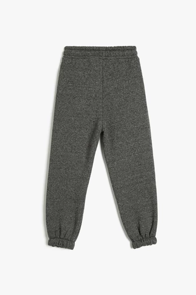 Koton Erkek Çocuk Basic Jogger Eşofman Altı Beli Bağlamalı Cepli Şardonlu - 2