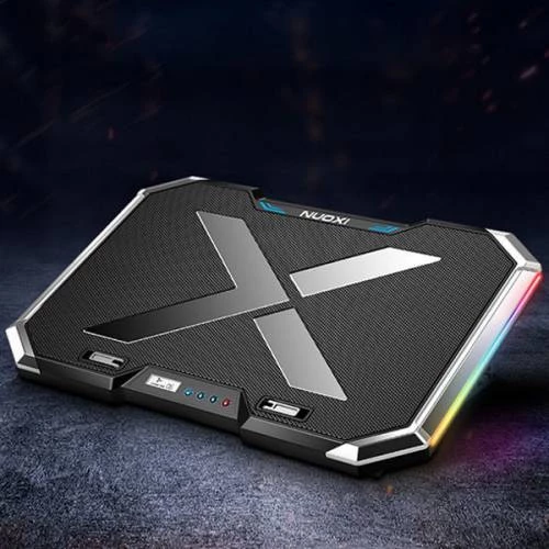 Polham Yükseklik Ayarlı Fanlı Notebook Soğutucu, RGB Led Işıklı Laptop Soğutucu, 6 Adet Fanlı - 3