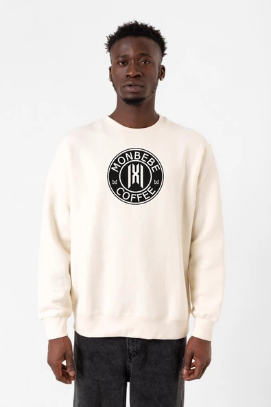 Monsta X Monbebe Coffee Ekru Erkek 2ip Sweatshirt