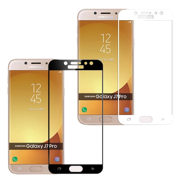 Bufalo Samsung Galaxy J7 Pro Ekran Koruyucu 6D Nano Tam Kaplayan