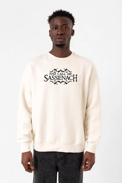 Outlander Just Call Me Sassenach Ekru Erkek 2ip Sweatshirt ürün görseli