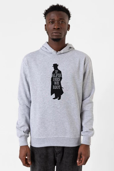 Peaky Blinders Alfie Dies Halloween Grimelanj Erkek Kapşonlu 3ip Sweatshirt