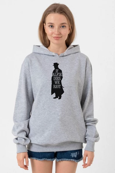 Peaky Blinders Alfie Dies Halloween Grimelanj Kadın 3ip Kapşonlu Sweatshirt - 1
