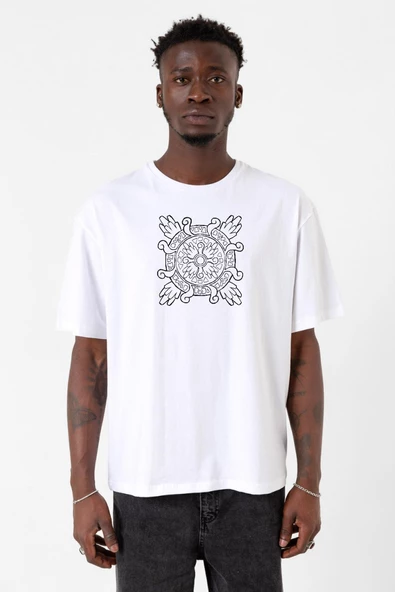 Pokemon Relic Fragment Beyaz Erkek Oversize Tshirt