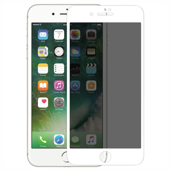 iPhone 7 / 8 Hayalet Privacy Gizli Cam Ekran Koruyucu - 9